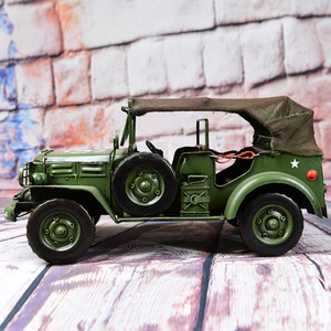 Ordu <span class=keywords><strong>Jeep</strong></span> Model ölçeği 1/12, sanat ve el sanatları dekorasyon, hediyelik eşyalar, antika koleksiyonlar