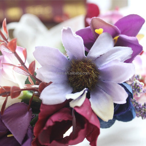 Corona de flores para boda, corona de flores púrpura, 1960E - Product Image 4