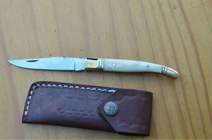 Cuchillo plegable de bolsillo Laguiole de acero inoxidable para revendedores - Product Image 2