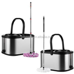 Perche de serpillière en acier inoxydable, télescopique, 3 pièces, livraison gratuite, 360 - Product Image 4