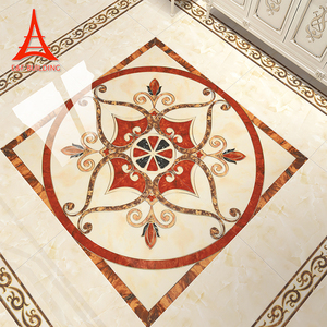 Vàng Sứ Đánh Bóng Trang Trí Thảm Gạch Hoa Sứ Thảm Sàn Gạch - Product Image 2