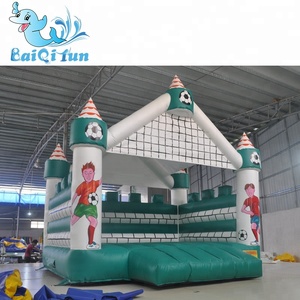 Bóng đá Inflatable nhảy lâu đài, giá rẻ nhảy lâu đài với lâu đài <span class=keywords><strong>bouncy</strong></span> Blower - Product Image 3
