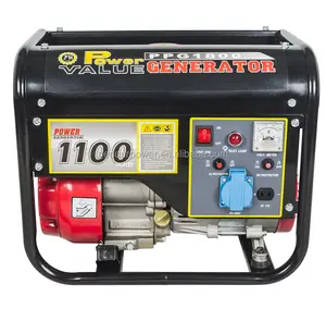 Generador de gasolina de tanque de combustible grande de marco fuerte YK154F AC monofásico