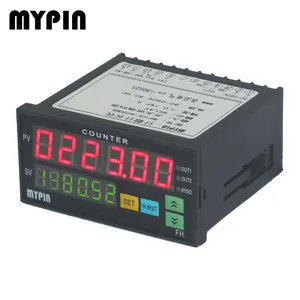 FH8 6 dígitos LED preestablecido contador medidor contador de longitud, contador de pulso