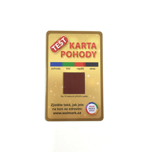 주문 Pantone 색깔 플라스틱 PVC 액정 기술 긴장 정취 시험 카드 - Product Image 5