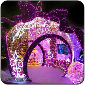 Motif de Noël géant extérieur 3d éclairage créatif à led illuminé en forme de sphère design motif lumières <span class=keywords><strong>boule</strong></span> <span class=keywords><strong>lumineuse</strong></span> décorative - Product Image 3