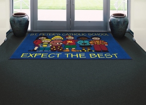 Anti Slip Custom Gedrukt Welkom Logo Deur Mat Outdoor Welkom Deur Mat - Product Image 6