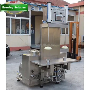 Semi double heads auto keg washing and filling equipment for sale