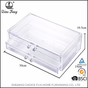 Fábrica <span class=keywords><strong>de</strong></span> hecho barato organizador cosmético <span class=keywords><strong>de</strong></span> Acrílico transparente <span class=keywords><strong>caja</strong></span> <span class=keywords><strong>de</strong></span> plástico - Product Image 3