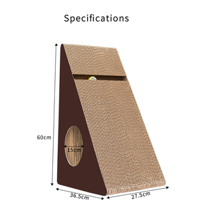 Cao cấp Mèo <span class=keywords><strong>scratcher</strong></span> mèo mài Paw tự nhiên nghiêng hơn Ergonomic hơn gãi bài <span class=keywords><strong>Wedge</strong></span> hình mèo đầu Hội Đồng Quản Trị - Product Image 2