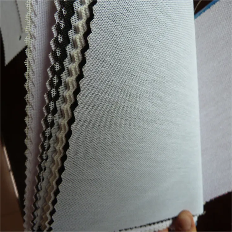 Algodón poliéster blanco forro de sarga cinta tela de franela proveedores 50 poliéster 50 tela de algodón de punto