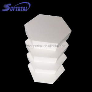 Af 20 Mm Hoge Aluminiumoxide Slijtvaste Keramische Zeshoekige Mozaïek Tegels Voor Keramische Voering Vel - Product Image 5