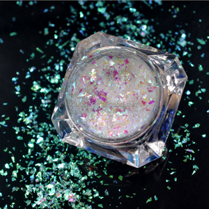 Glitter Ecologico in PET per Unghie, Cosmetici e Artigianato, Fiocchi Arcobaleno da 3mm per Ringraziamento e Festa del Papà - Product Image 4