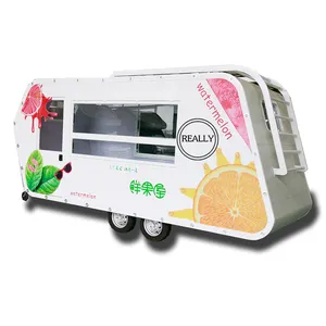 2024 Watermelon juice vending trailer, mobile street fast food coffee cart for sale