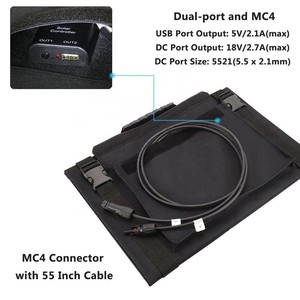 <span class=keywords><strong>Kit</strong></span> de Panel <span class=keywords><strong>Solar</strong></span> Monocristalino Portátil Plegable de <span class=keywords><strong>50W</strong></span> PET con 19%-22% de Eficiencia, Garantía de 5 Años, CE para - Product Image 6