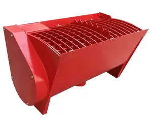 Skid steer concrete mixer bucket attachment