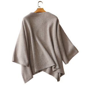 Cardigan en cachemire, surdimensionné, pour femmes, manches chauve-souris, vente en gros, d'usine - Product Image 3