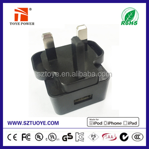 TUV aprobado usb cargador de LA <span class=keywords><strong>UE</strong></span>/UK plug con salida de <span class=keywords><strong>5</strong></span> v <span class=keywords><strong>0</strong></span>.<span class=keywords><strong>5</strong></span> a - Product Image 2