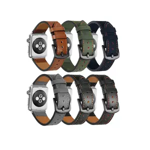 Ivanaze-Correa de cuero genuino para iWatch Series 4, 3, 2, 1, edición deportiva, 38/40mm, 42/44mm - Product Image 1