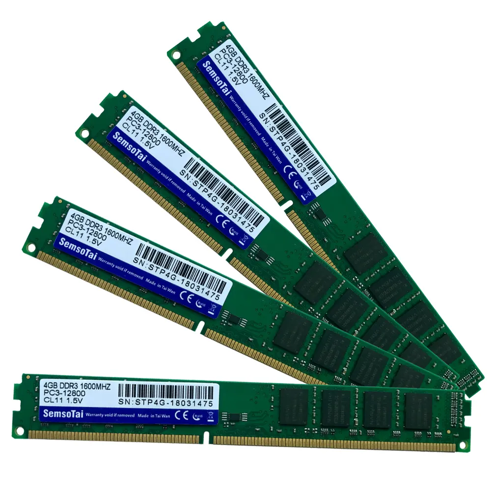 China OEM/ODM Ram 4GB DDR3 1600MHz PC3 12800 Desktop Memory 1.5V