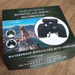 Binoculares de alta definición BAK4, prismáticos de 7x50, impermeables para exteriores, a prueba de niebla, telémetro - Product Image 6