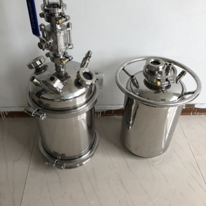 Stainless Steel 2LB Dewaxing tertutup Loop Jacketed percikan bawah dasar - Product Image 1