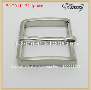 buc9111 de plata hermoso de acristalamiento de cuero hebilla de cinturón para los hombres - Product Image 1