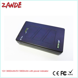DC 12V 3800mah 5V 6800mah可充电锂电池，带电源指示灯用于led灯CCTV摄像机 - Product Image 3