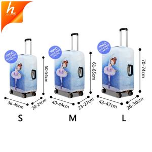 अनुकूलित बैले पैर की अंगुली जूता मुद्रित गुलाबी टिकाऊ सामान कवर रक्षक कलात्मक सूटकेस कवर - Product Image 2