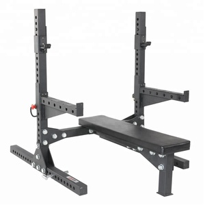 VIGFIT Stable Power Rack <strong>WeightLifting</strong> Strength Flat <strong>Bench</strong> Without Plate Fitness <strong>Bench</strong> - Product Image 5