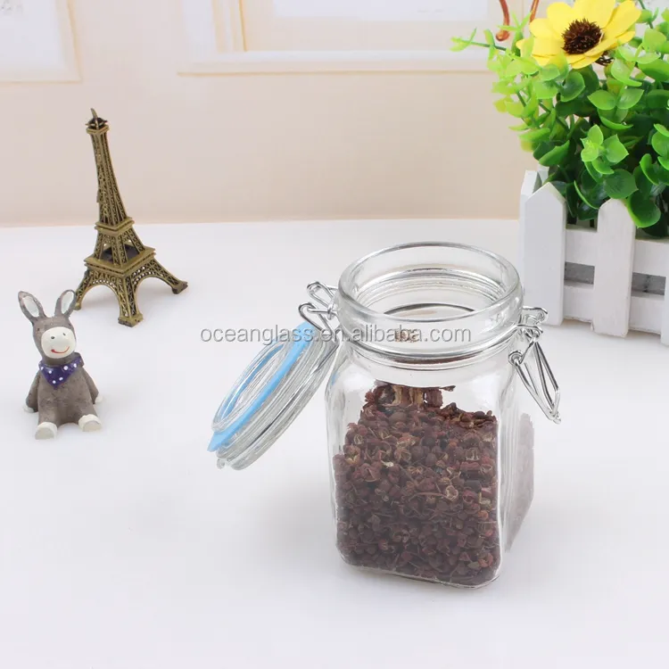 Nghệ Thuật Và Thủ Công Chai Khóa Nắp Thủy Tinh Lưu Trữ Jar Clip Nắp Thủy Tinh Gia Vị Jar