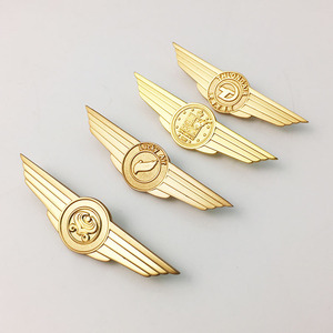 New Hot Tùy Chỉnh Bay <span class=keywords><strong>Pilot</strong></span> Wings/Tùy Chỉnh Kim Loại <span class=keywords><strong>Pilot</strong></span> Wings Pin Badge/Magnetic <span class=keywords><strong>Pilot</strong></span> Wings Badge Ve Áo Pin - Product Image 6