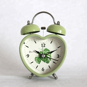 Hình Trái Tim Kim Loại Twin Chuông Đồng Hồ Báo Thức, Thức Dậy Đồng Hồ - Product Image 5