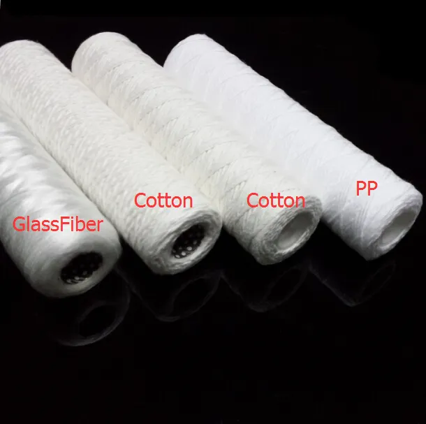 40 inch 5 micron string wound pp yarn filter cartridge for sediment filter
