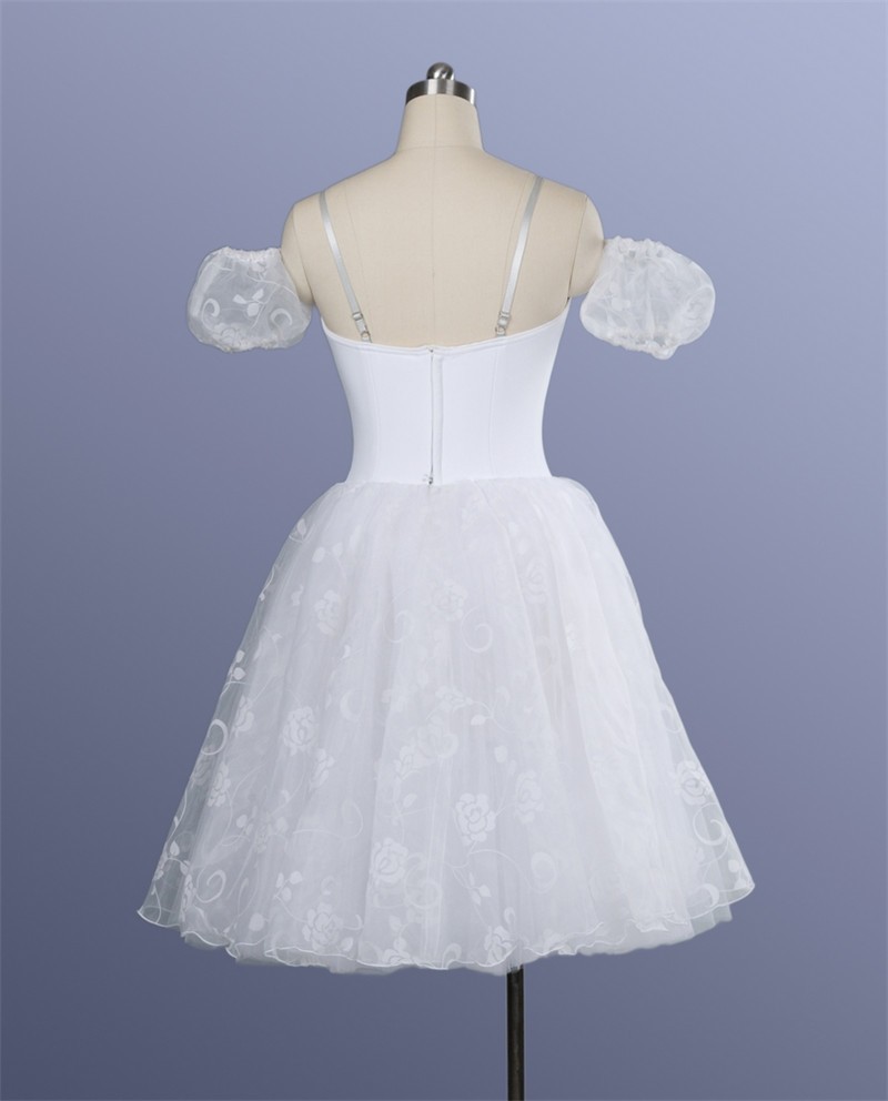 Professional Classic White Ballet Tutu Dress for Girls - Elegant Dance Wear  in Various Sizes for Performances
