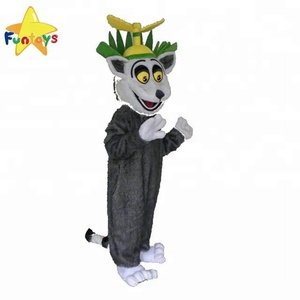 Disfraz de Mascota del Rey Lémur de Madagascar de Funtoys - Product Image 4
