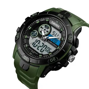 Skmei latest 인기있는 OEM acceptable customsized watches 2 시간 아날로그 digital sport watch 방수 50 메터 1428