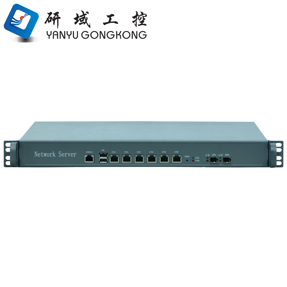 R670FZ Core i3 i5 i7 6 RJ45 Gigabit Fiber Interface Firewall Hardware