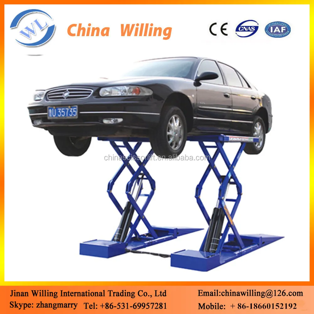 2017 Scissor Type Portable Hydraulic Used Car Lifts For Sale