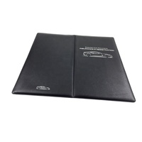 Porte-documents automobile essentiel en PVC personnalisé Dossier d'assurance en plastique Titulaire d'immatriculation de voiture