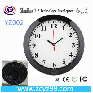 reloj de pared de suministro de energía cctv de vigilancia de la cámara 720p yz002 - Product Image 1