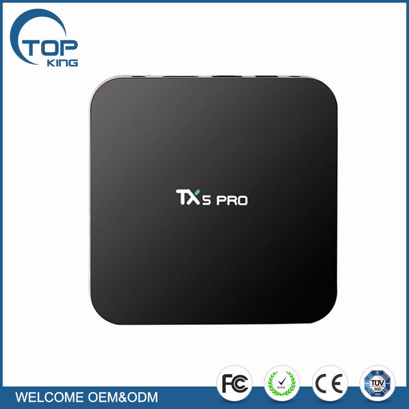 Plus tard Sur Le Marché Tx5 Pro Android 6.0 2.4G + 5.8G Amlogic S905x 2g 16g Tv boîte Xbmc Full Hd