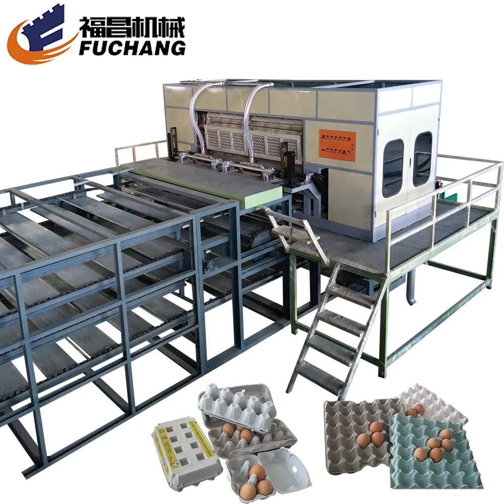 CE Certified Cheap Automatic Recycled Paper Egg Tray/ Box/ Plate/ Cup Making Machine