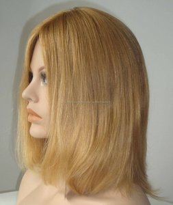 Achats en ligne sites <span class=keywords><strong>miel</strong></span> blonde de <span class=keywords><strong>cheveux</strong></span> humains perruque avant de lacet pour les femmes blanches courtes bob perruque - Product Image 4