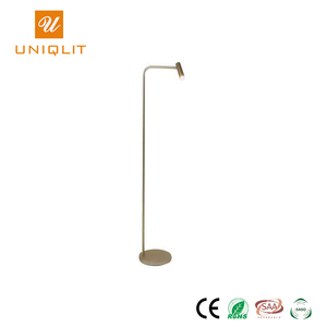 Lectura moderna lámpara de pie de aluminio de oro 4,5 W llevó la luz del piso - Product Image 1