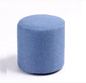 Pouf Moderno Personalizzato in Tessuto con Imbottitura in Polistirolo per Interni/Esterni, Panca Bianca, Sgabello Ottoman con Rivestimento Impermeabile Rimovibile per Soggiorno - Product Image 4