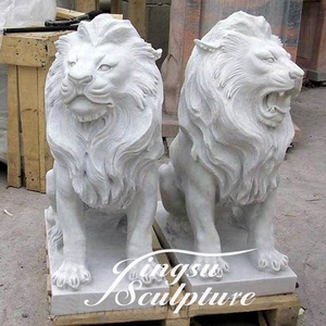 Statua di <span class=keywords><strong>leone</strong></span> in marmo a grandezza naturale di Design popolare a basso prezzo - Product Image 6