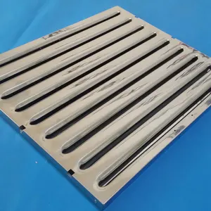 Ev kullanılan paslanmaz çelik mutfak hood metal bölme yağ filtreleri