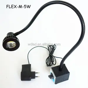 Mesin Bubut Led Fleksibel, Lampu Kerja Mesin Bubut 5W 110V 220V dengan Basis Magnetik