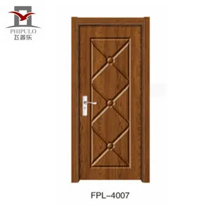 latest type hot sale main gate design melamine wooden door color painted wooden door